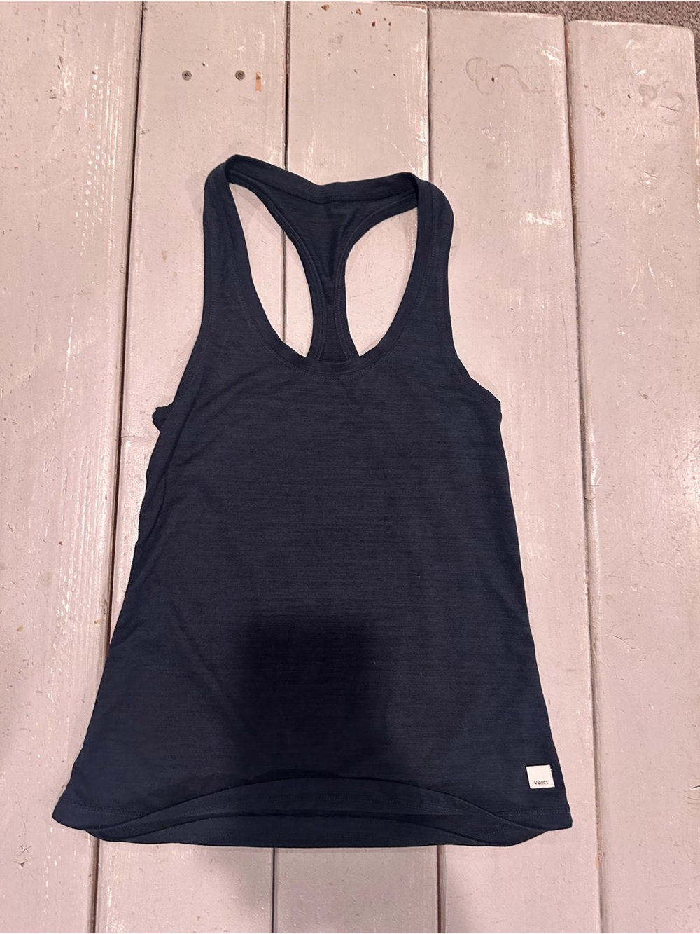 Vuori Lux Racerback Performance Tank Top Womens XS Navy Lightweight Perfect!